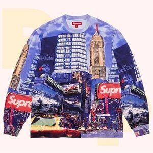 Supreme Skyline Sequin L/S Top (X-Large)